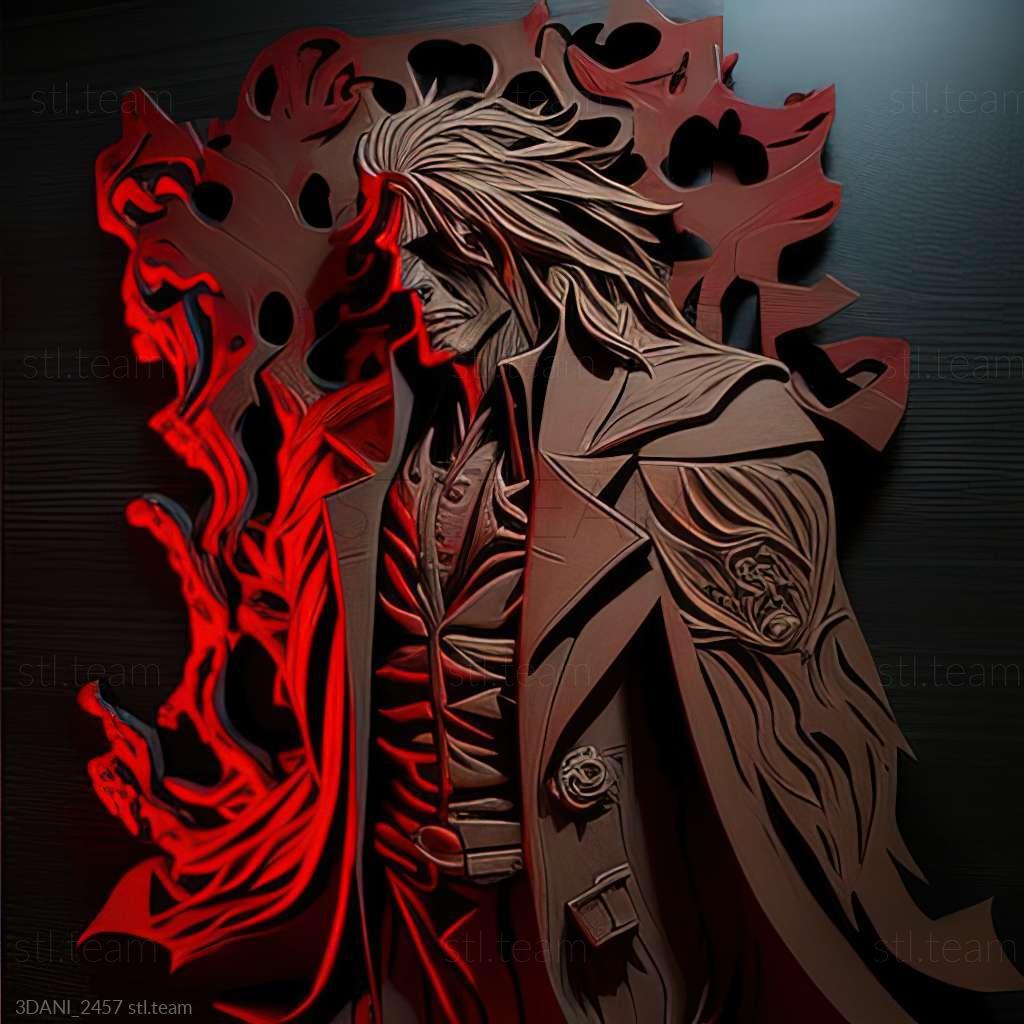 Alucard - Hellsing 3D model 3D printable